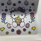 Hello Kitty 9in Easter Bunny Ceramic Square Baker Dish Eggs Chicks Flowers New