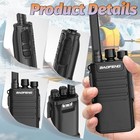 2 Pack Long Range Walkie Talkie 100 Mile Two Way Radio Charge Headset Waterproof
