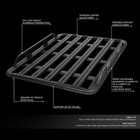 60 x 48 x 6 aluminum Roof Rack Car suv Cargo Bag luggage Carrier Basket Black