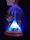 Disneyland Paris  Light Up Tinker Bell    Eiffel Tower Glass Ornament  New