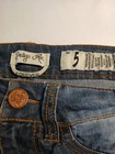 Indigo Rein Womens Denim Cuffed Shorts Size 5 Light medium Blue Rolled Hem