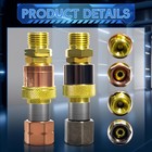Jzweld Oxygen Acetylene Brass Quick Connect For Torch 9 16 Inches  Jqc-1