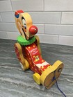 Old Vintage Original Fisher Price Squeaky The Clown   777  9  Tall Working 1958