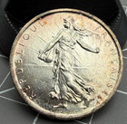 1962 France 5 Francs 83 5  Silver Bu Coin - Km 926 - Aws  0 3222oz