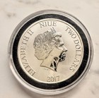 Star Wars Darth Vader 1 Oz 999 Silver 2017 Niue New Zealand Mint Coin In Capsule