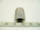Stainless Steel 1 2  X 1 4  Female Npt Hex Reducing Pipe Coupling  3000 Psi