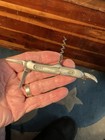 Antique Champagne Wine Bottle Opener 4-bld  192  Knife W  Hook Bld   Corkscrew