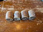 J p Coats   Champion Pure Silk Thread Vintage Wooden Spool Lot Unisex 4pc