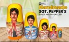 The Beatles Music Memorabilia Nesting Doll  5 Pc Sgt  Pepper s Matryoshka Set