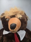 Authentic 2017 Trumpy Bear Deluxe Plush Trump Bear With Pack Away American Flag