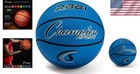 Durable Blue Rubber Basketball - Perfect For Youth And Adult League Play