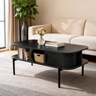 Coffee Table  39 4  Mid Century Modern Coffee Tables For Living Room Black