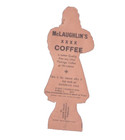 Victorian Trade Card Mclaughlin s Xxxx Coffee Paper Doll Girl 1895 Gold Black