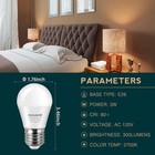 Led Bulb 3w 25 Watt Equivalent   Night Stand Bulb Table Lamp Bulb A15 Light B   