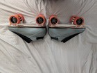 Riedell 395 Colorlab Men s Roller Skates Size 10 5 M Gray With Orange Wheels