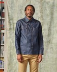 Tellason Topper Denim Shirt     7 5 Oz Japanese Denim - Free Shippping