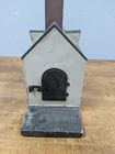 Early 1900 s Tin wood Cottage Hamster Squirrel Wheel Folk Art Primitive