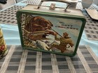 Davy Crockett Metal Lunchbox 1955 W  Thermos American Thermos Bottle Co  Holtemp