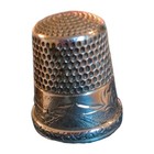  Antique Simons Brothers Co  Sterling Thimble Circa 1890-1910