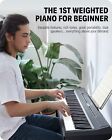      Donner Dep-20 Weighted Digital Piano With Pedal Stand 238 Tones 88 Weight Key