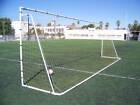 Pass 24x8 Ft   2 Net  Regulation Size Steel Soccer Goal 2  Steel Frame 