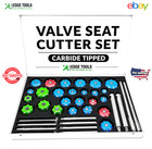 Valve Seat Cutter Set Carbide Tipped 37 For Chevy  Ford gmc  caterpillar  komtus