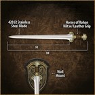 Handmade Sword Of Eowyn s    Rohan Prince Rings Inspired Stainless Steel Sword