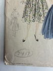 1950 s Vintage Vogue 7587 Sewing Pattern Misses  Dress  Used 