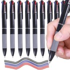 3 In 1 Red black blue Ink Color 0 7mm Student Ballpoint Pens Ball Point Writing 