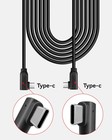 Redtiger 33ft Dual Type-c Backup Camera Longer Replacement Cable For F77   