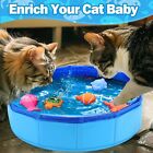 Cat Pool Toy With Fish-water Cat Toys  Portable Cat Pool Interactive Toys