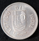 India - Portuguese  1935 Rupia  Km22  Silver   3538 Oz  About Unc    5-21 