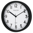 New 8 78  Basic Indoor Analog Round Modern Wall Clock  Black  fast Shipping 