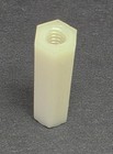 Nylon Threaded Hex Spacers standoffs  8 32 Screw Hole  7 8  L X 1 4  Dia  20 lot