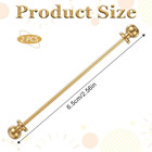 2 Pieces Collar Pin Men s Brass Ball Shirt Collar Bar Tie Pins Clip Clasp Lapel
