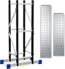 Scaffolding Platform  Work With 7 In 1 Multi-purpose 19 6ft Folding Ladder  S   