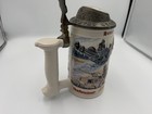 Vintage 1998 Budweiser Us Army Beer Stein Cs357 Ceramarte Pewter Lid