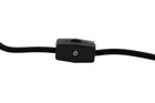 Lamp Cord With Rotary Switch  Polarized Plug  Stripped Ends Ready For Wiring