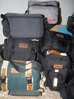 Lot Of 12 Padded Cameras Cases 6 Vintage Canon 2 Backpack Tamrac 4 Other Brands
