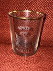 Antique Pre Pro Knox Whiskey Advertising Saloon Picture Shot Glass Eagle Motif