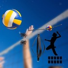 Volleyball Training Equipment Aid Solo And Beginners Improves Spiking Power