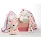 Lambs   Ivy Pink white 5-piece Luxury Infant   Newborn   Baby Gift Basket