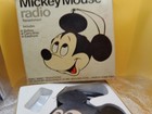 Mickey Mouse Disney Radio W Box Vintage Needs Tlc