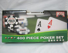 New In Box World Series Poker Chip Set 400 Pcs In Metal Case Shuffle Up   Deal  