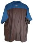 Red Kap Ford  Work Shirt Xl Mechanic Technician  Uniform Black Blue  S s