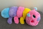 Dan Dee 28    Pink Accent Rainbow Caterpillar Plush Large Collectors Plush