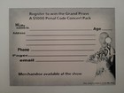 1999 Eminem Slim Shady Tour Concert Flyer Handbill Hip Hop Rap 1st Tour Ever