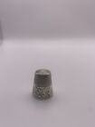 Antique Patented Ketcham Mcdougall Sterling Lilies Of The Valley Thimble  Size 9