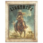 Vintage Horse Riding Art Print Cowgirl Rodeo Western Artwork Wall Decor Gift