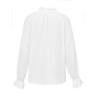 Women Long Sleeve Shirt Tees Tunic Mock Neck Blouse Pullover Casual Loose 